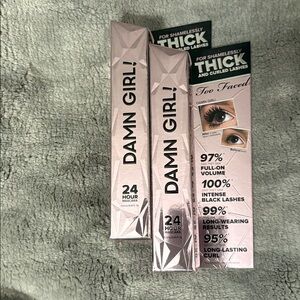 Too Faced Damn Girl Mascara - set of 2